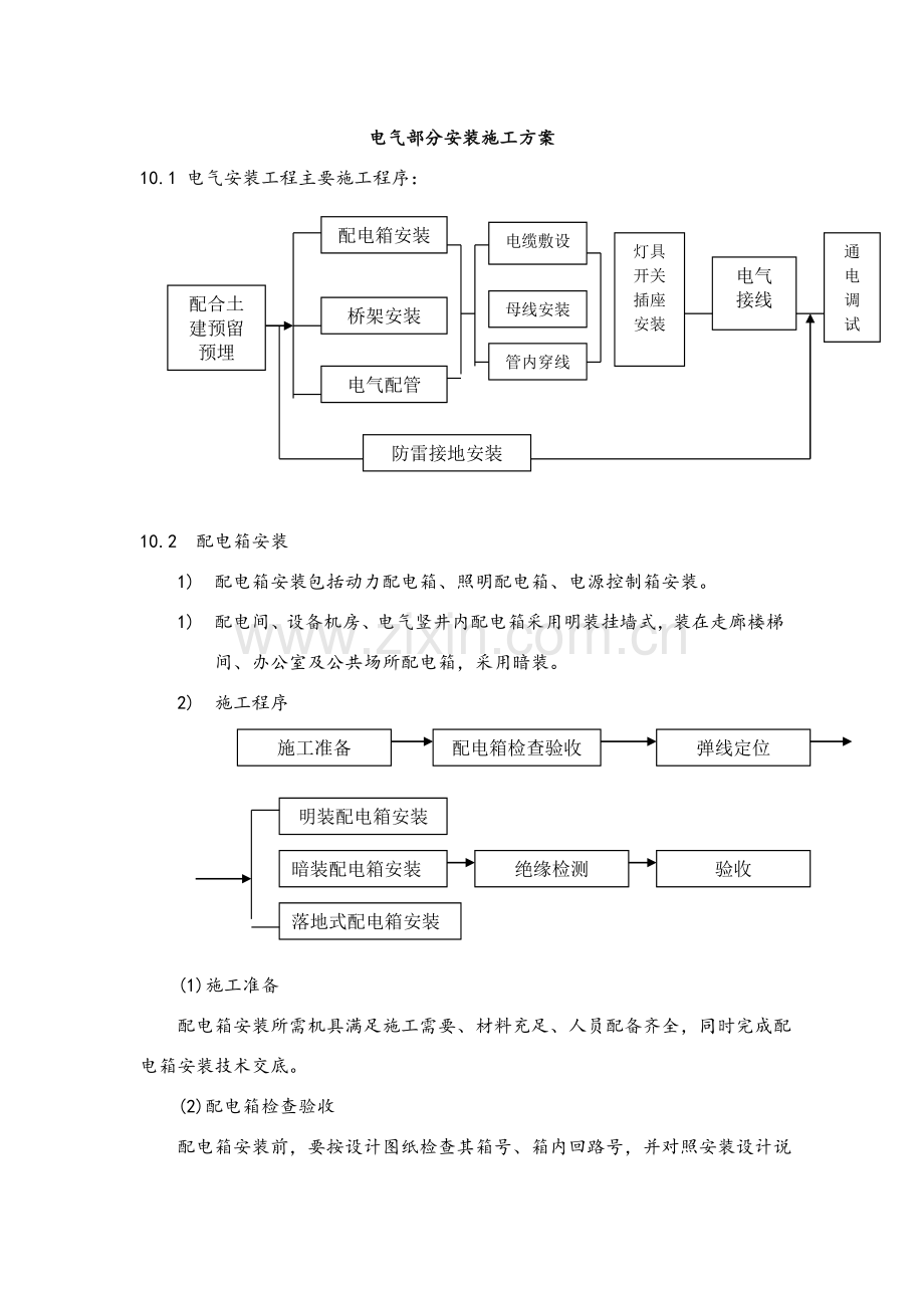 电气部分安装施工方案.doc_第1页