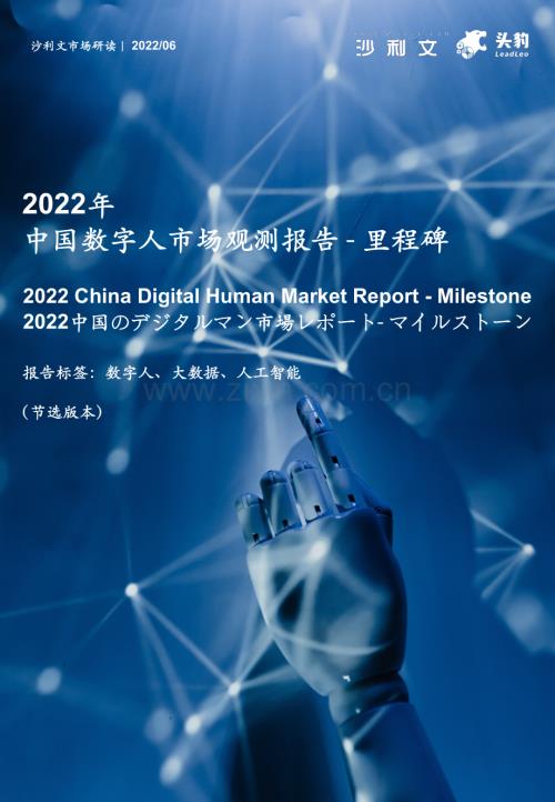 2022年中国数字人市场观测报告.pdf