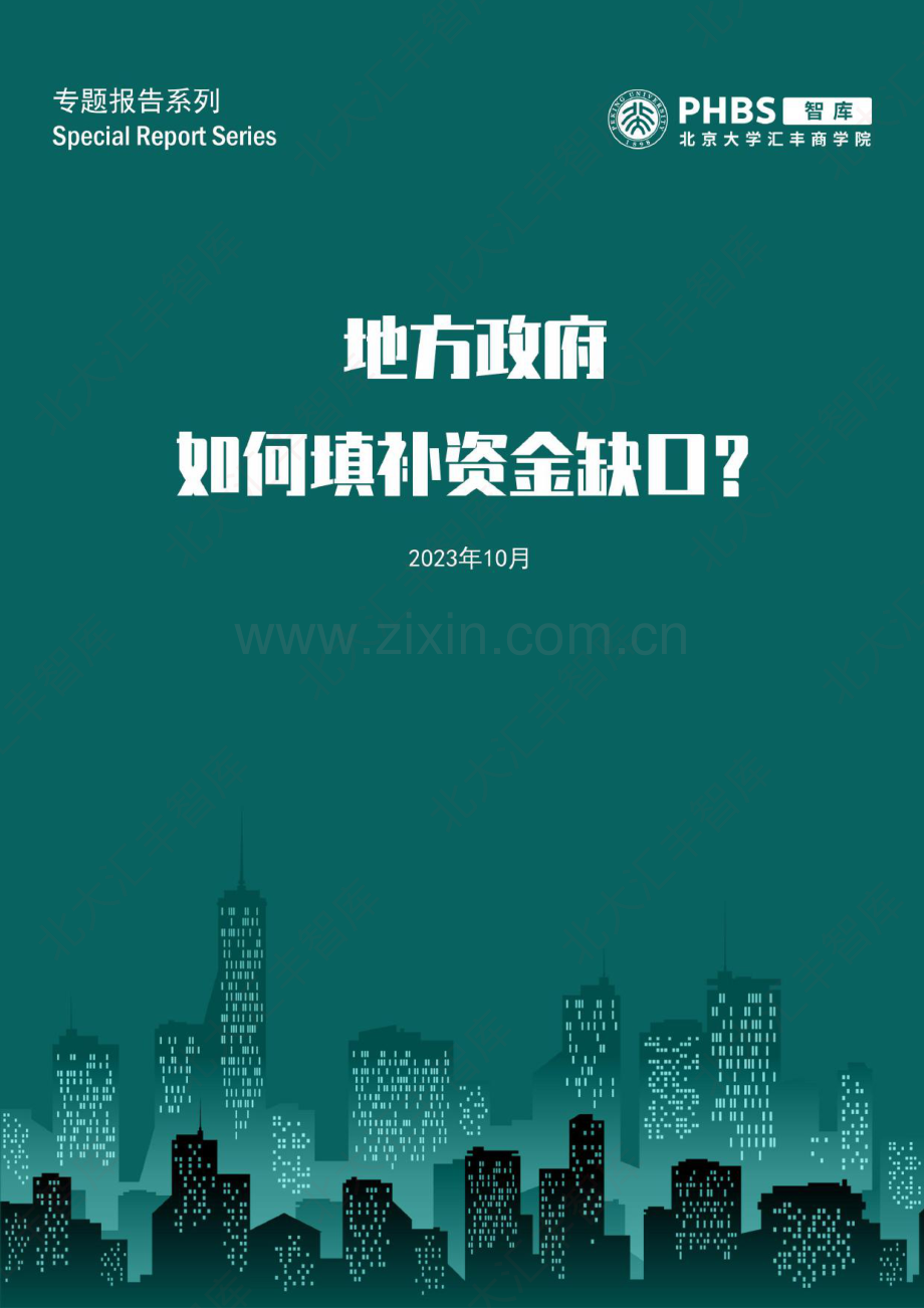 地方政府如何填补资金缺口？.pdf_第1页