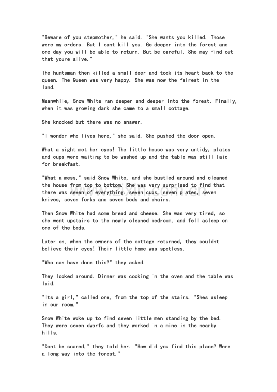 白雪公主英文版.doc_第2页