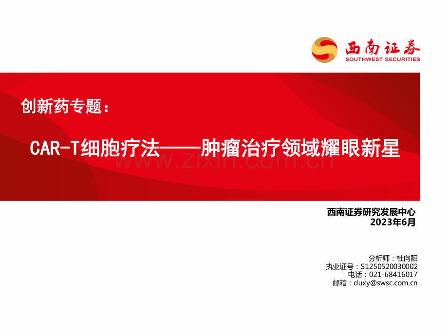 CAR-T细胞疗法——肿瘤治疗领域耀眼新星.pdf_第1页