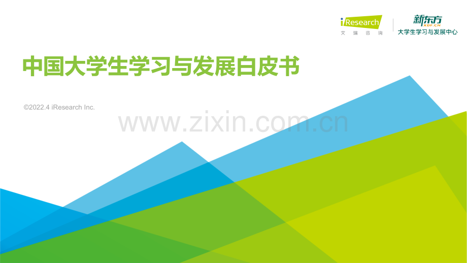 2022年中国大学生学习与发展白皮书.pdf_第1页