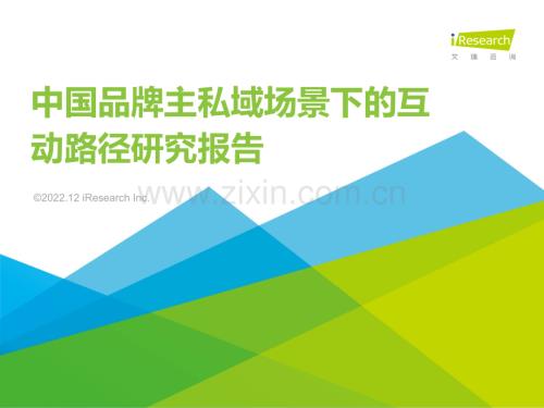 2022年中国品牌主私域场景下的互动路径研究报告.pdf