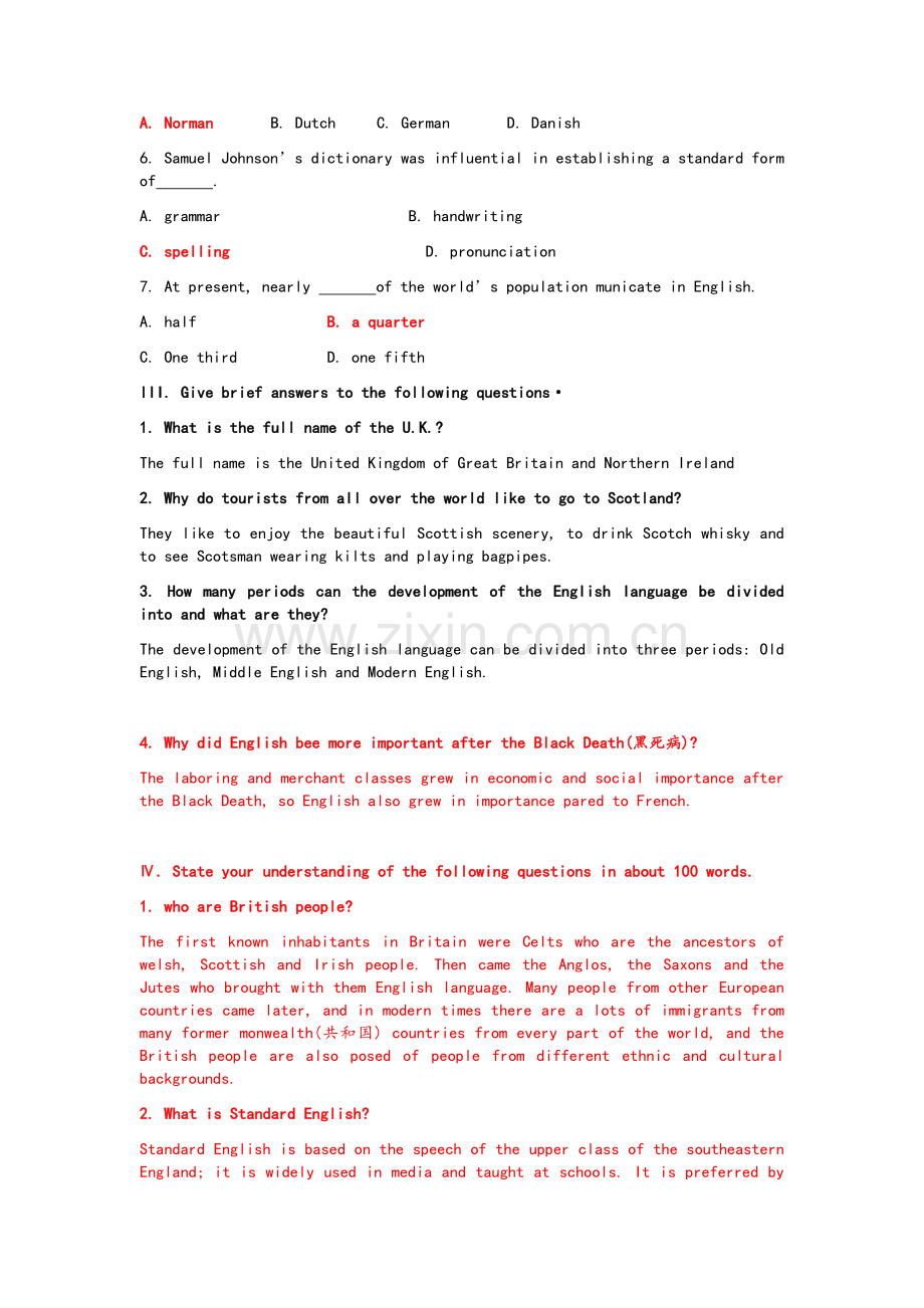 英语国家概况答案.doc_第2页