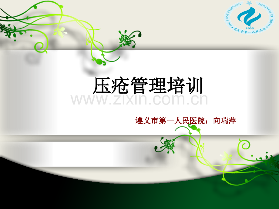 2013压疮管理培训.pptx_第1页