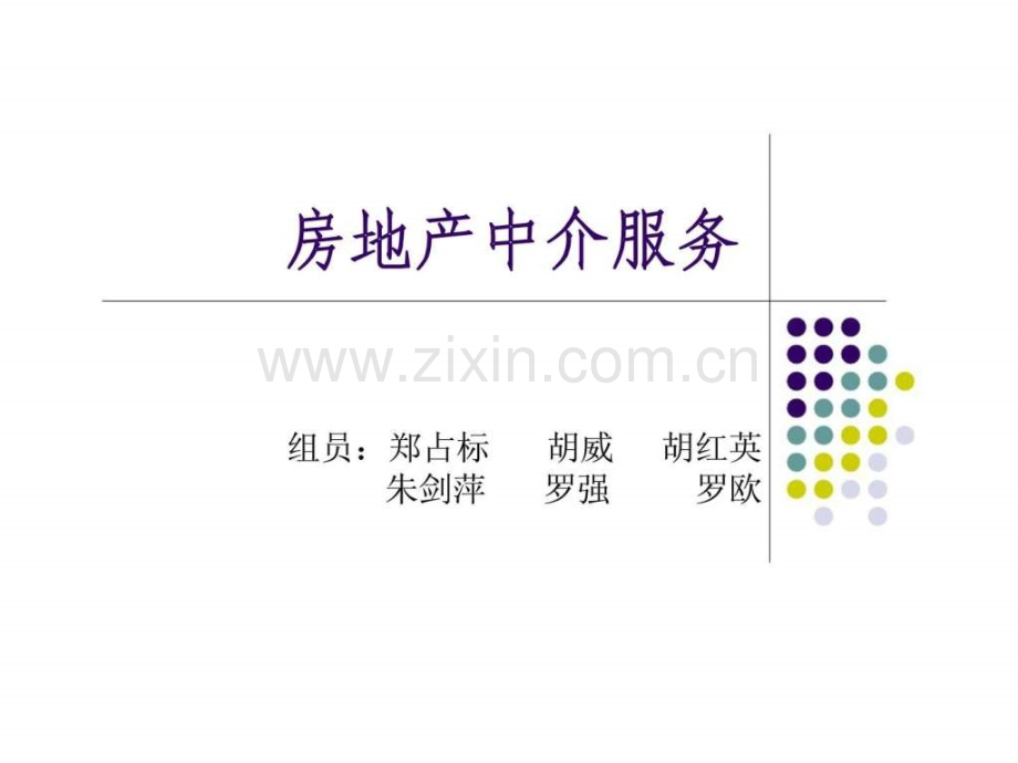 房地产中介服务.pptx_第1页