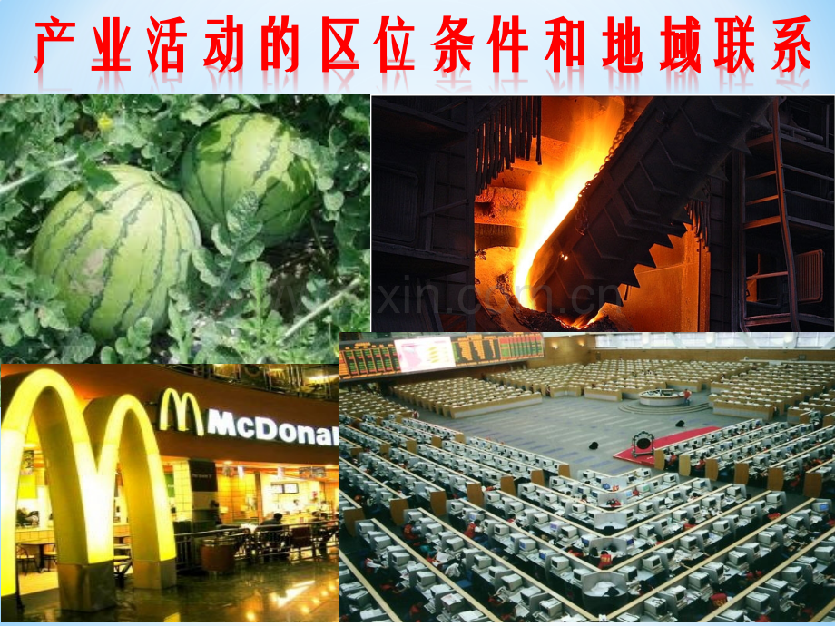 产业活动的区位条件和地域联系.pptx_第1页