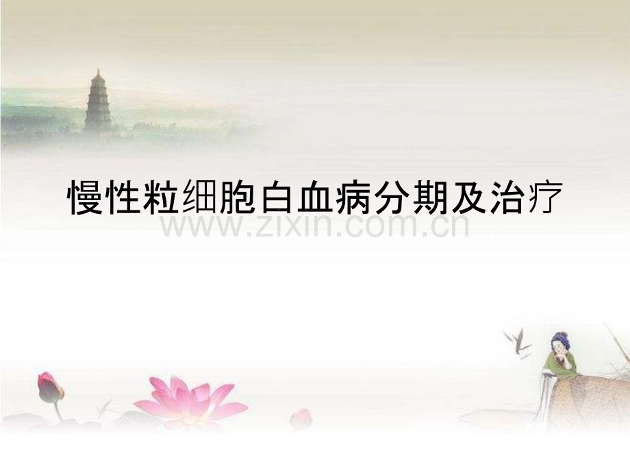慢粒的分期及治疗.ppt_第1页