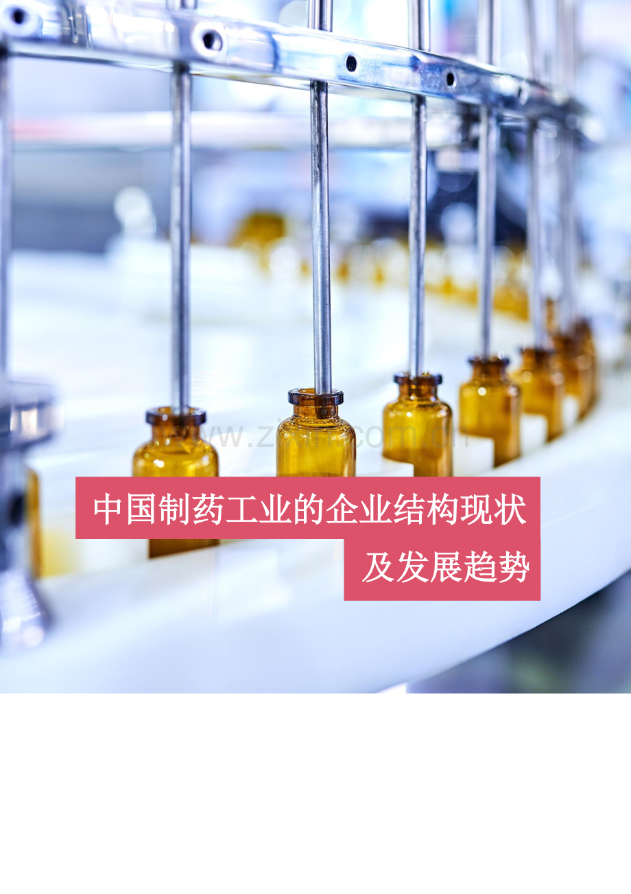 中国制药工业的企业结构现状及发展趋势.pdf_第1页