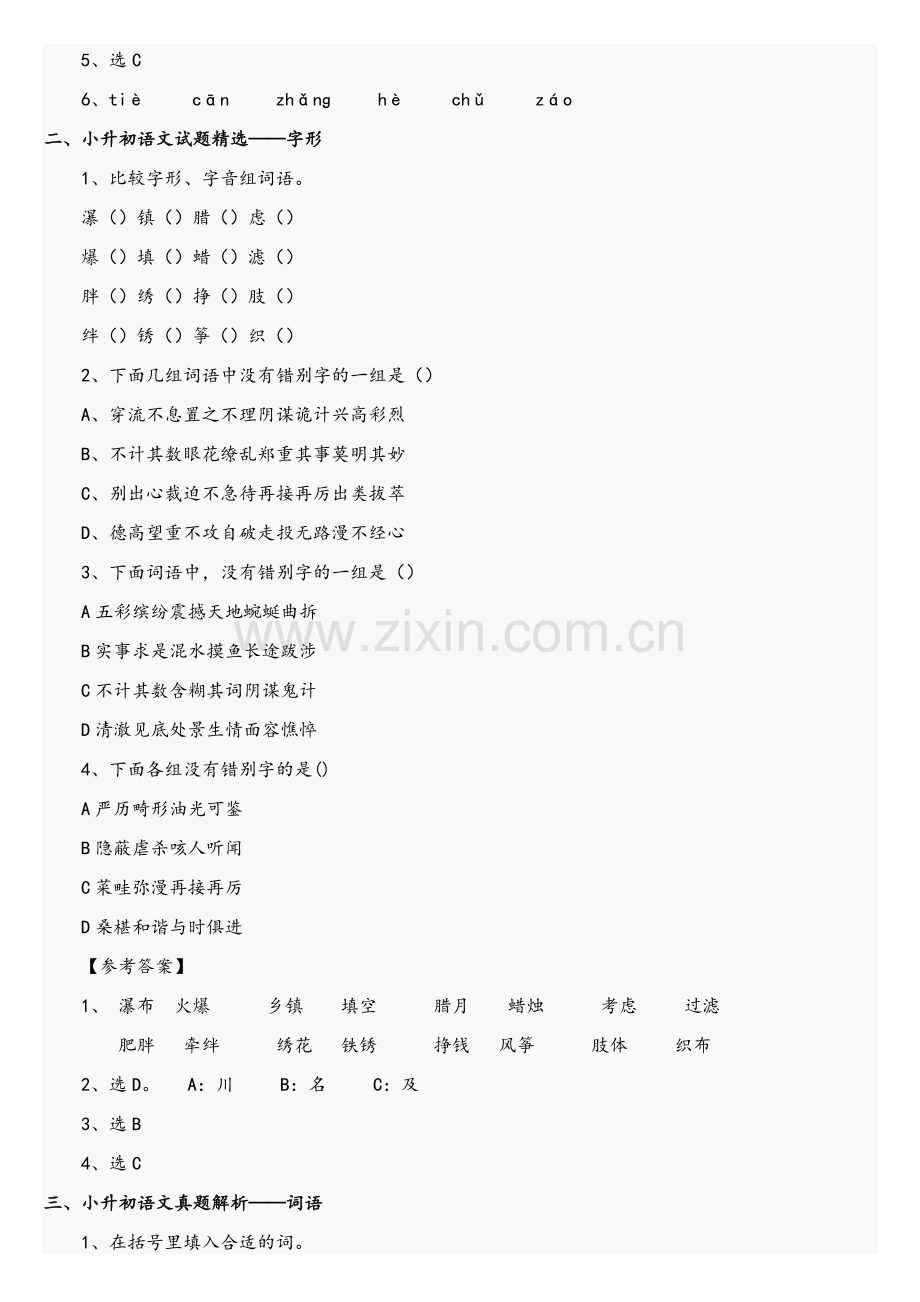 小升初语文总复习资料汇总.doc_第2页