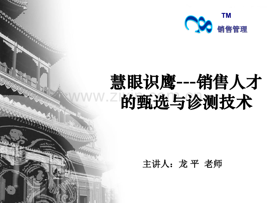 慧眼识鹰：销售人才的甄选与诊测技术.ppt_第1页