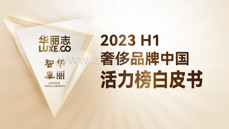 2023H1奢侈品牌中国活力榜白皮书.pdf_第1页