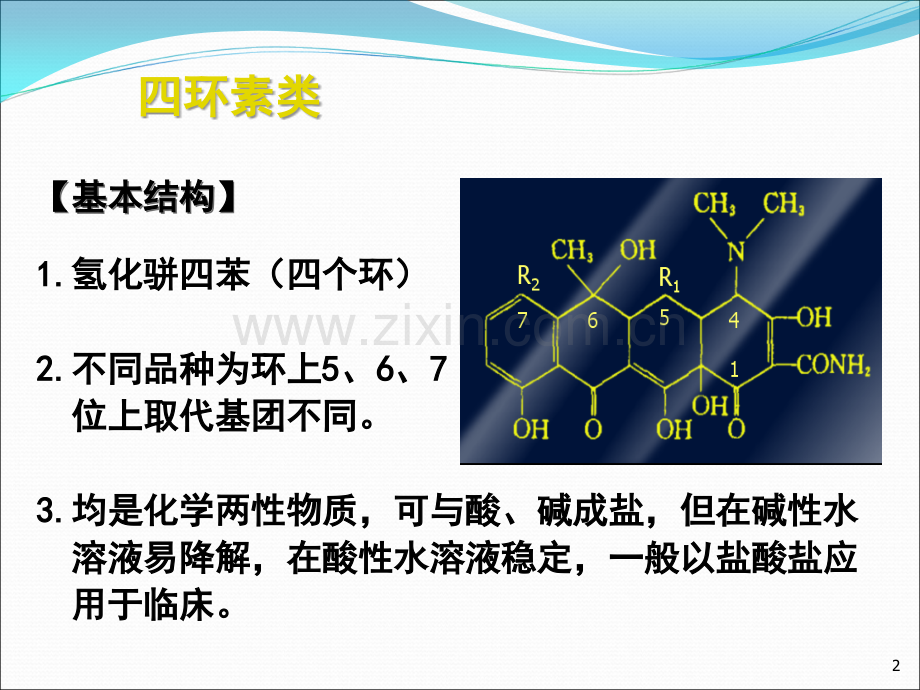 四环素类及氯霉素类抗生素.ppt_第2页