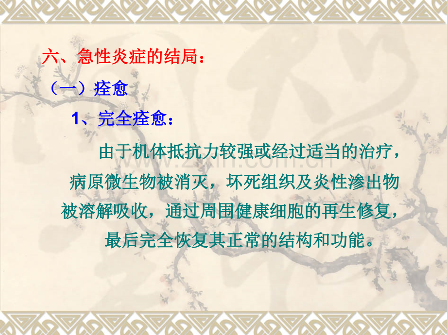 急性炎症的结局与慢性炎症.ppt_第2页