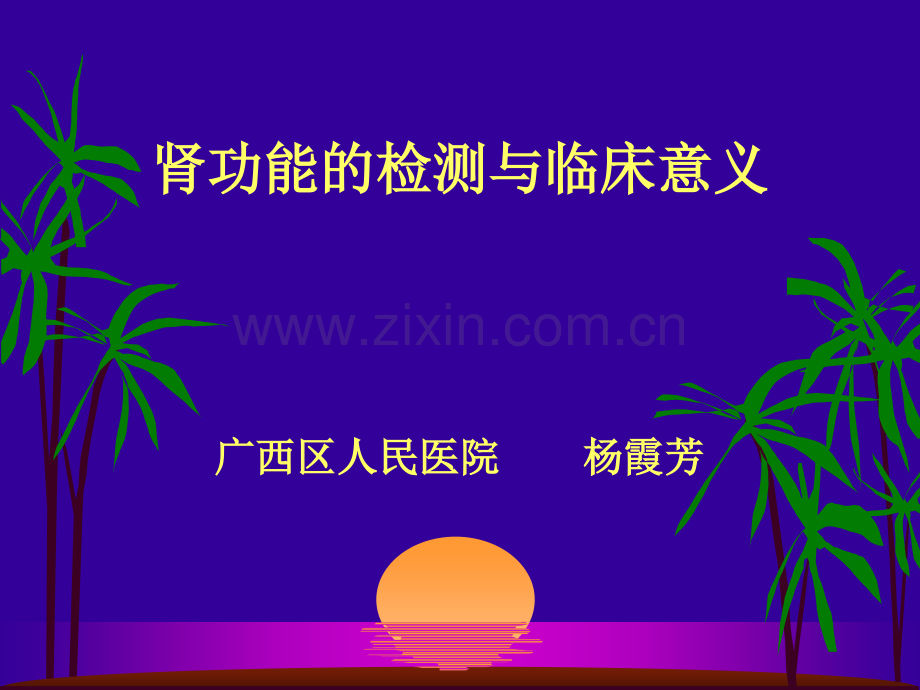 肾功能的检测与临床意义.ppt_第1页