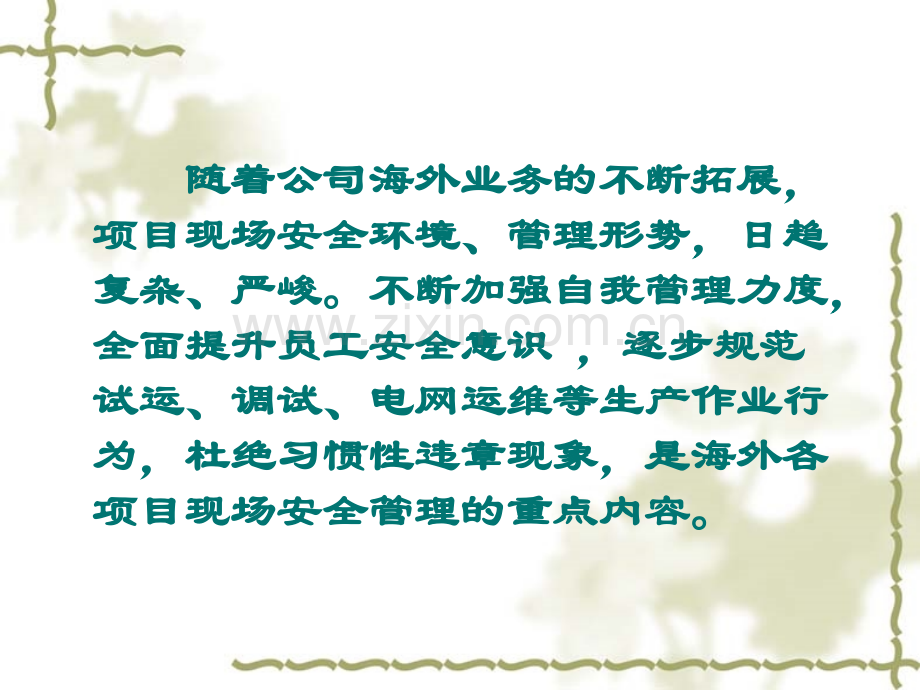 海外项目管理部“习惯性违章”培训.ppt_第2页