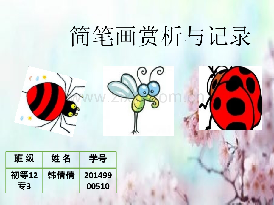 演示文稿简笔画课堂.pptx_第1页
