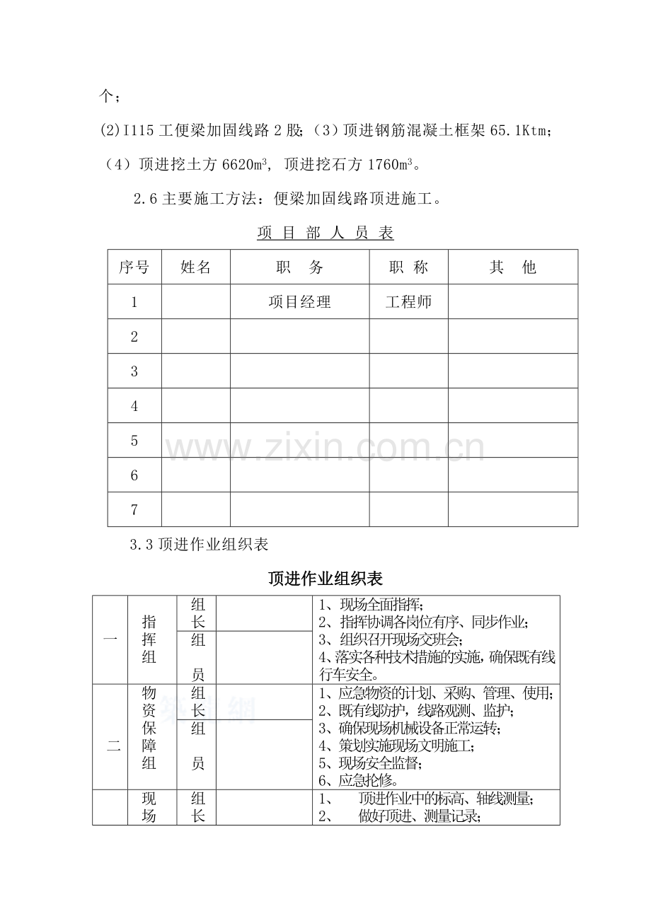 钢筋混凝土框架桥线路顶进施工方案.docx_第2页