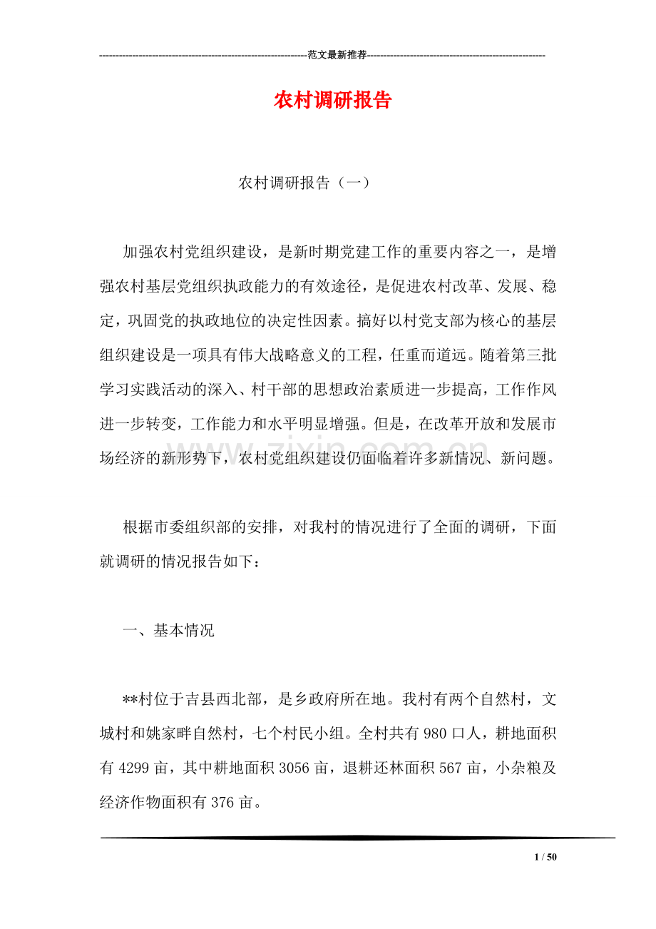 农村调研报告.doc_第1页