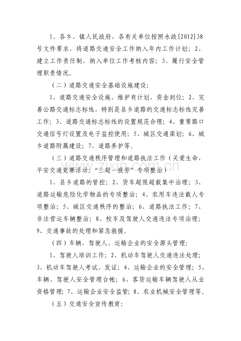 城市道路交通安全管理工作督导考核方案.doc_第2页
