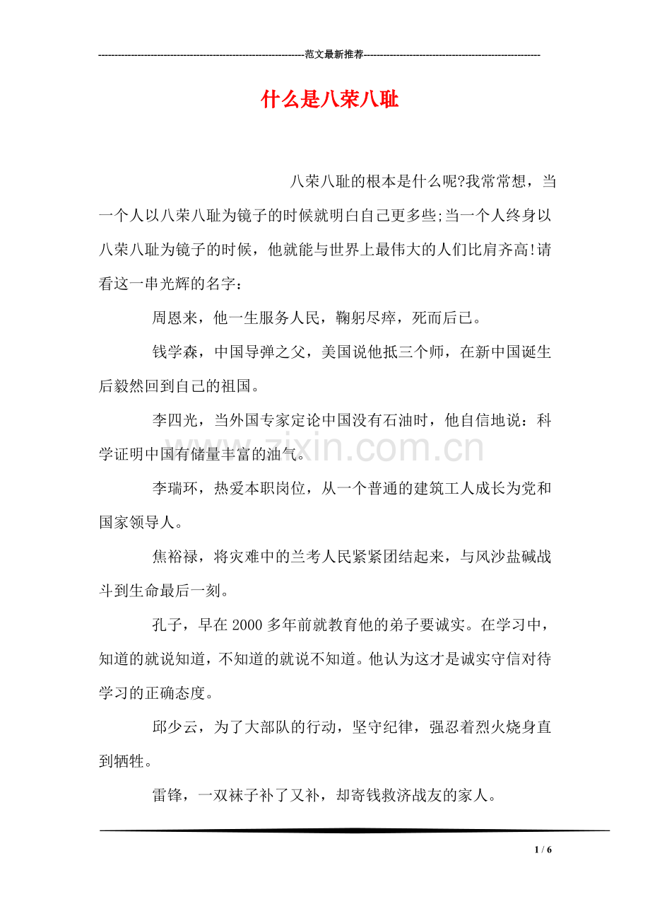 什么是八荣八耻.doc_第1页