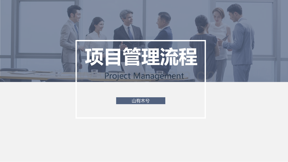 企业项目管理流程.pptx_第1页