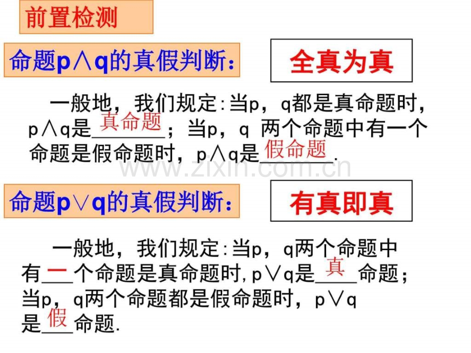 简单逻辑联结词非高二数学数学高中教育教育专区.pptx_第2页