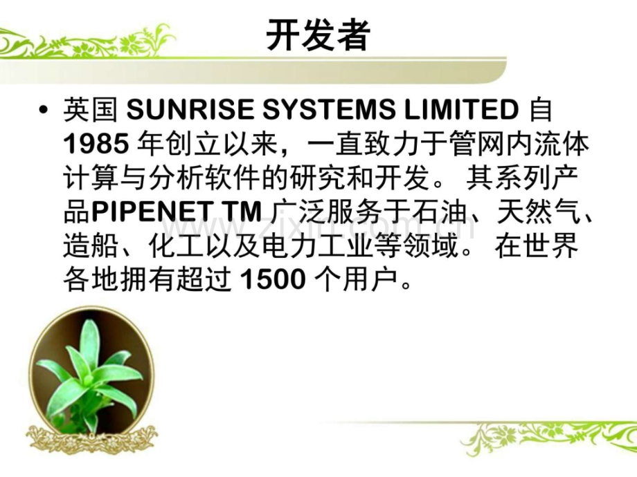 PIPENET复杂管网流体.pptx_第1页