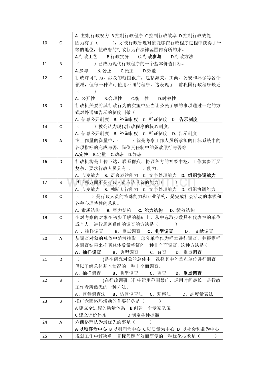 2行政管理实务期末复习提要20111118.doc_第2页