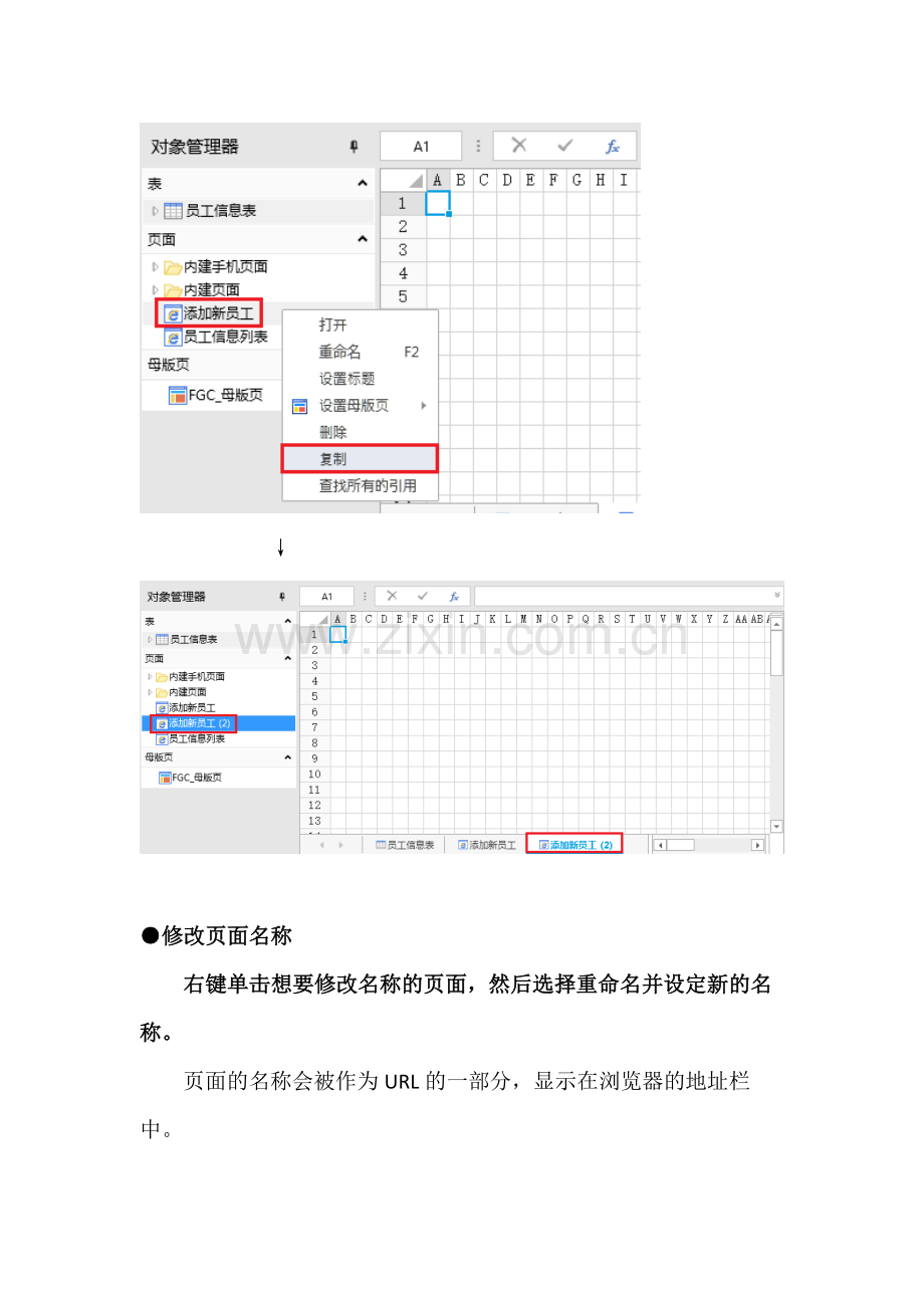 企业Web应用生成器活字格页面操作(对象管理器).pdf_第2页