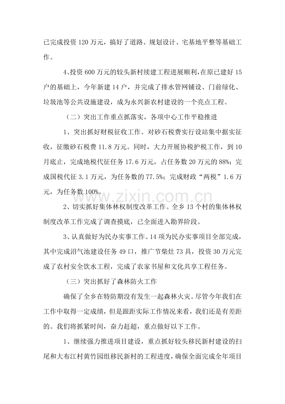 乡政府2018年工作总结及工作思路.doc_第2页