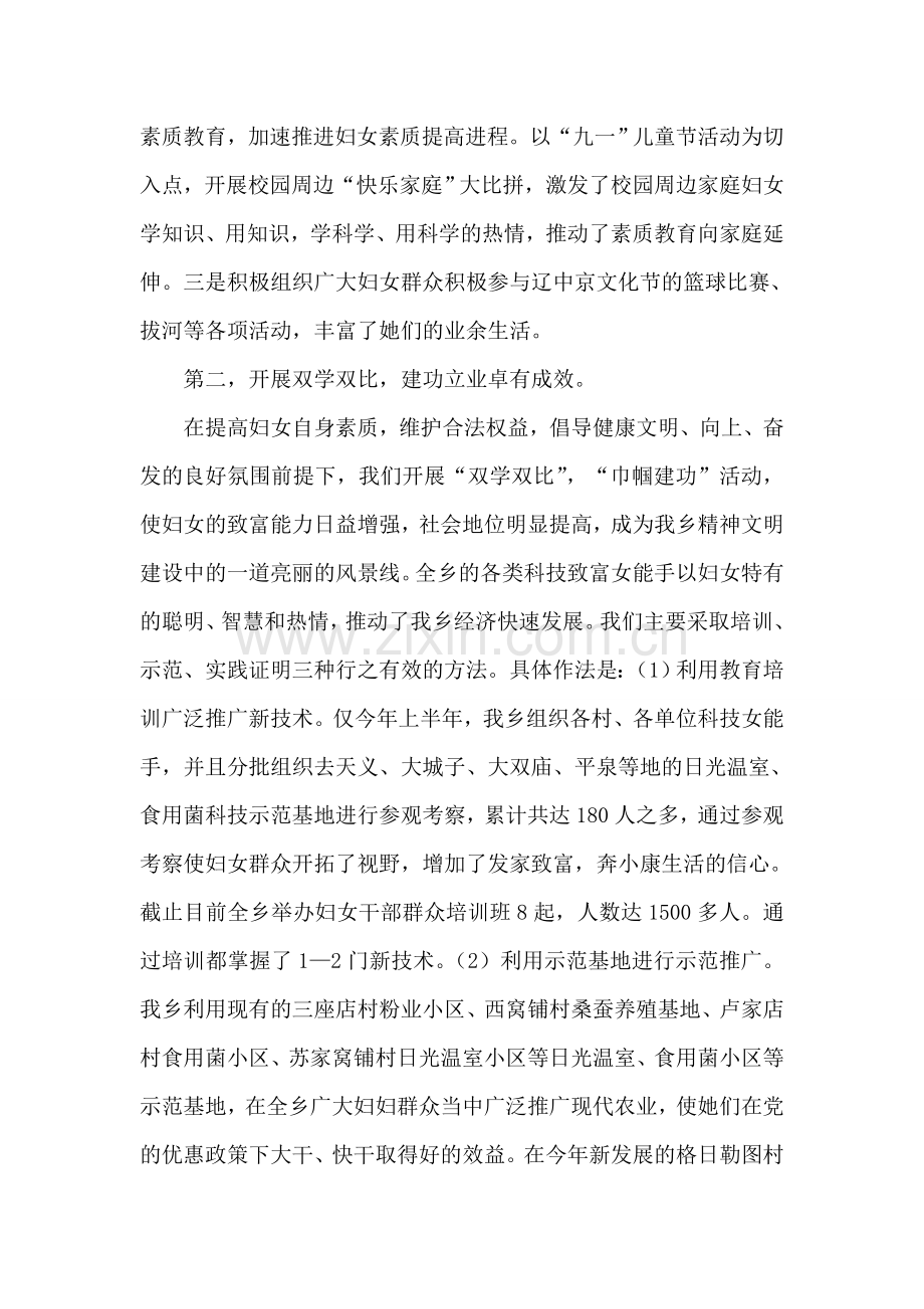 乡镇妇联文化阵地建设工作总结.doc_第2页