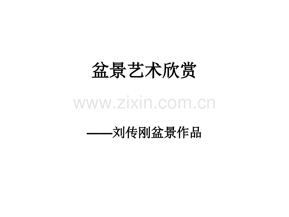 盆景艺术欣赏.pptx_第1页