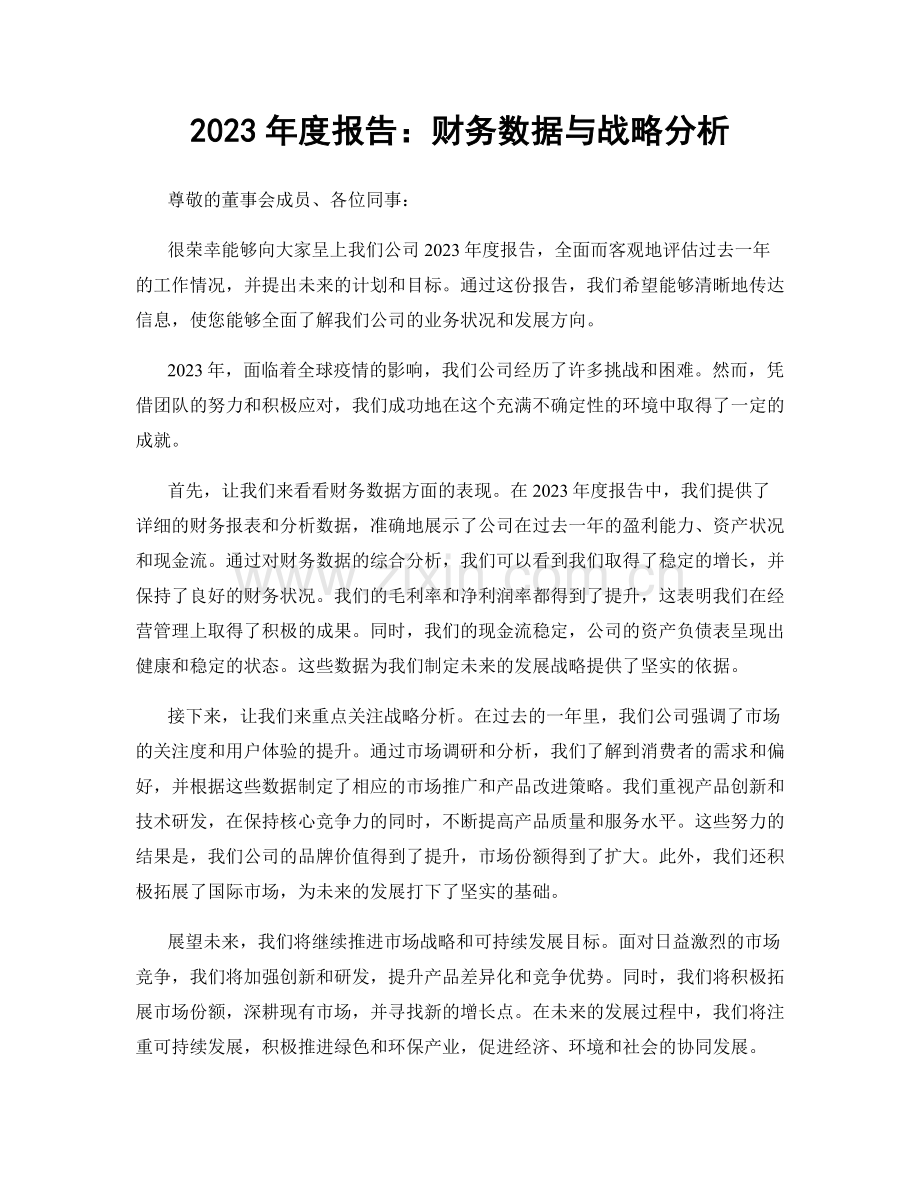2023年度报告：财务数据与战略分析.docx_第1页