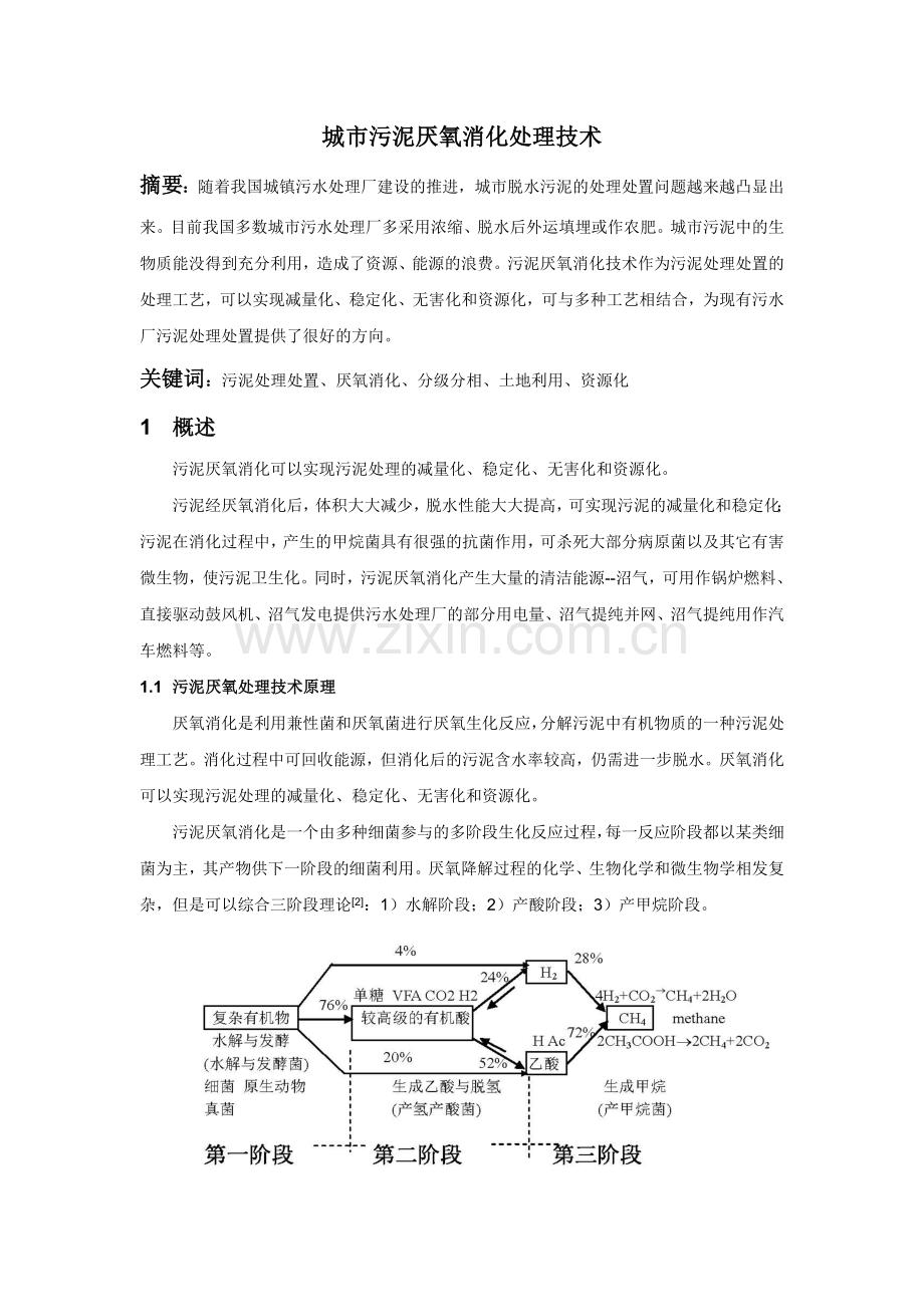 城市污泥厌氧消化处理技术.docx_第1页