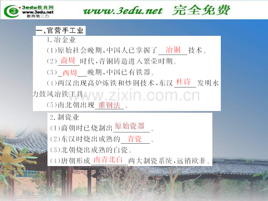 高一历史古代手工业进步.pptx_第2页