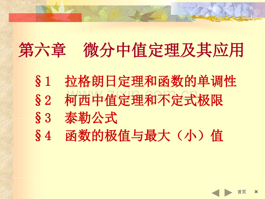 拉格朗日定理和函数的单调性.pptx_第1页