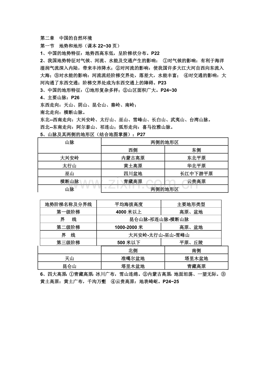 地形和气候教案收集资料.doc_第1页