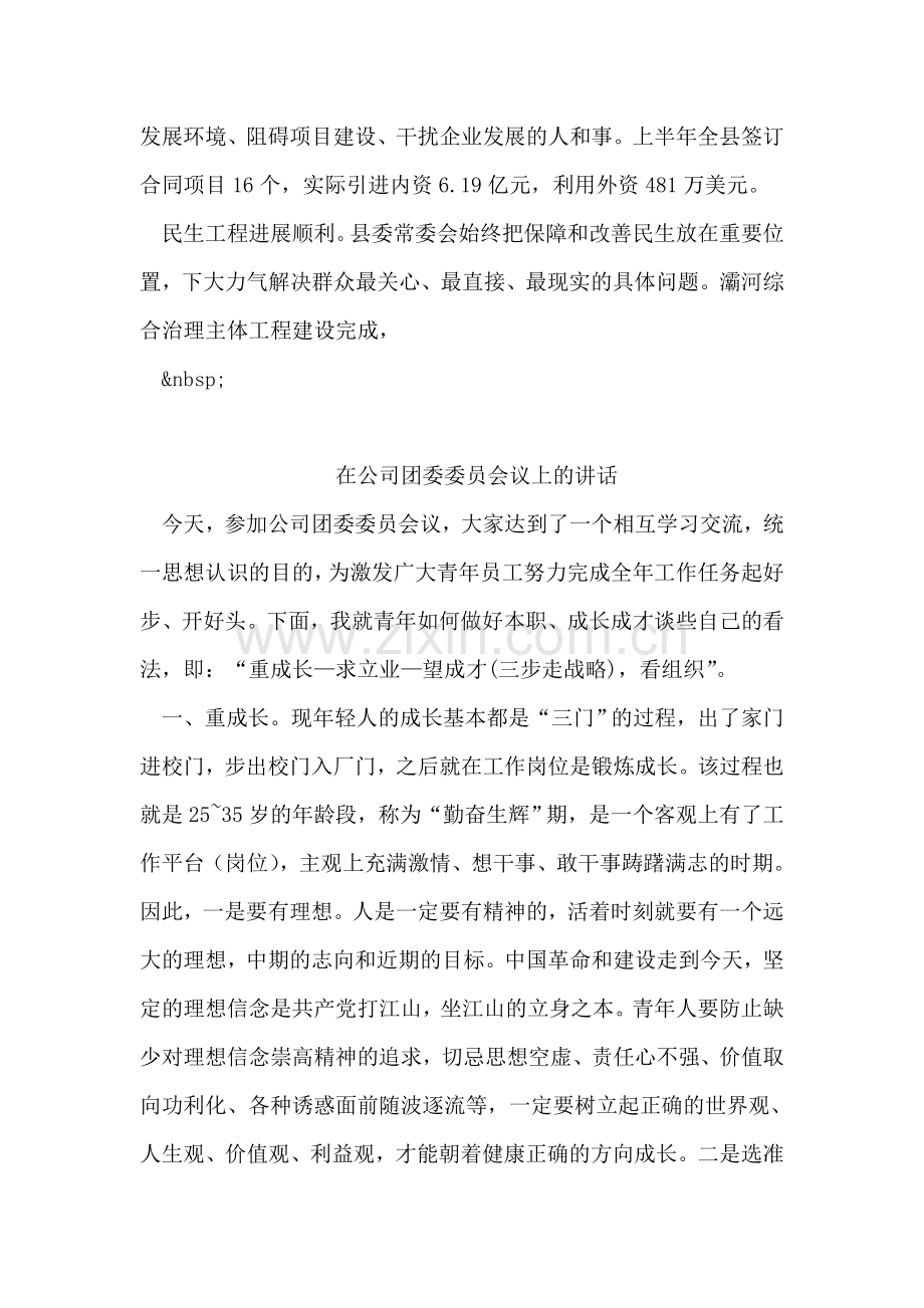 在县委全体会议上的讲话.doc_第2页