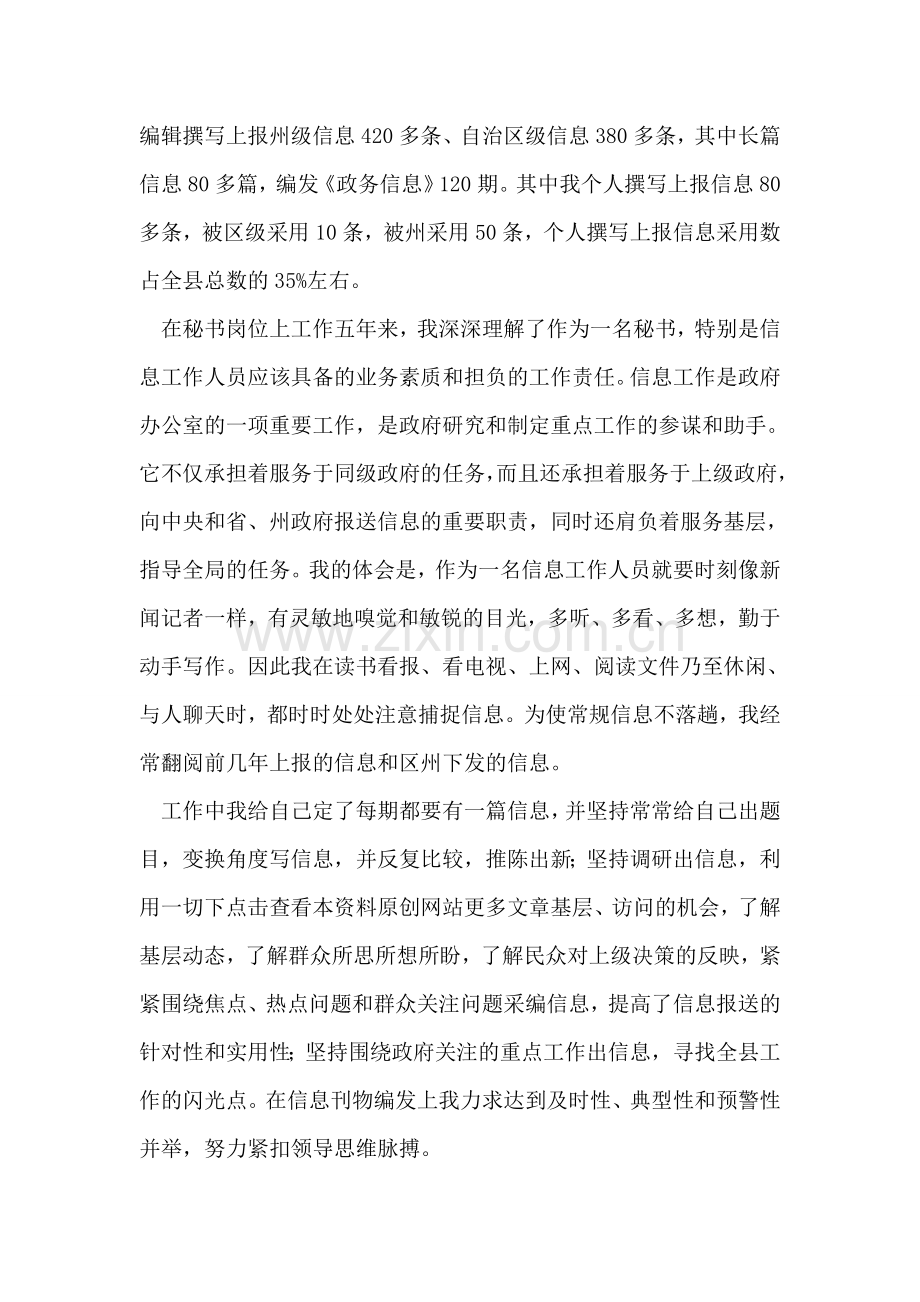 政务信息个人工作总结.doc_第2页