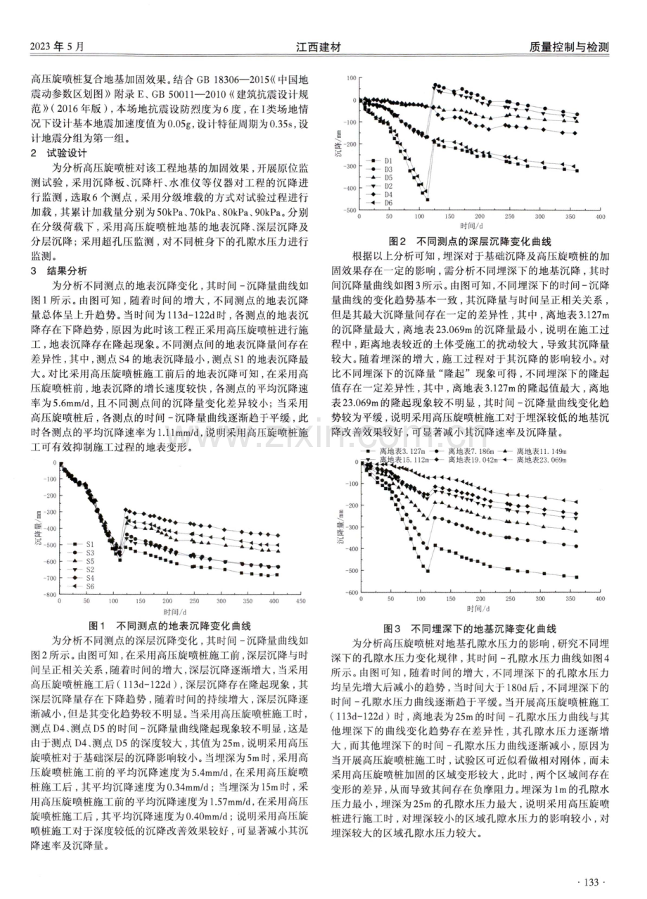 高压旋喷桩复合地基加固效果及承载特性研究.pdf_第2页