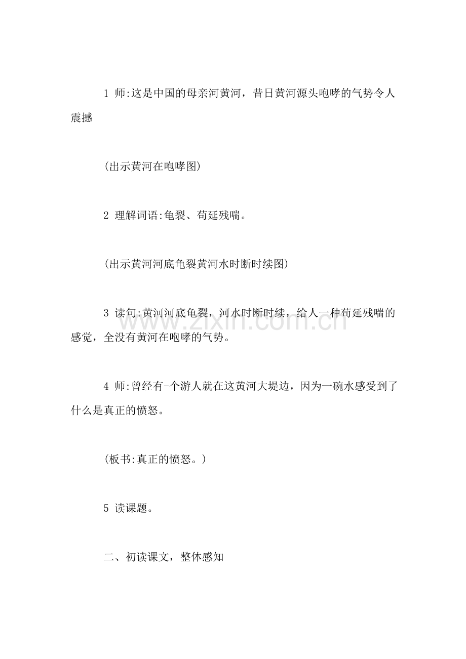 沪教版四年级语文下册教案-真正的愤怒.doc_第2页