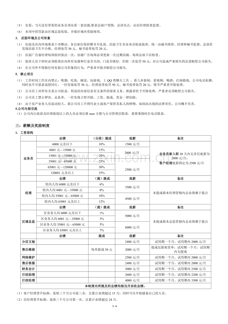 中小型房地产经纪公司管理制度--2013.doc_第2页