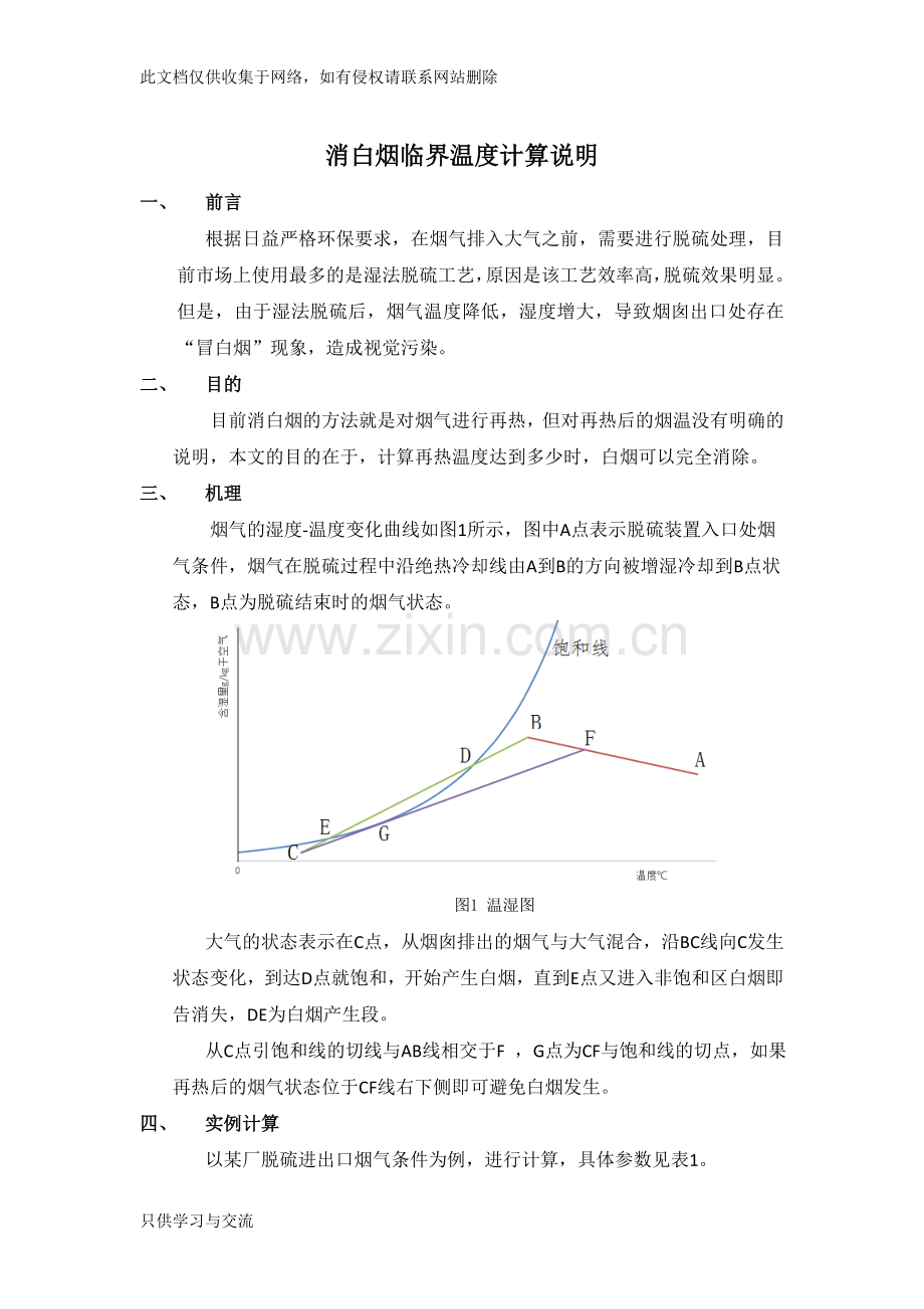 消白烟临界温度计算说明教学文稿.doc_第1页