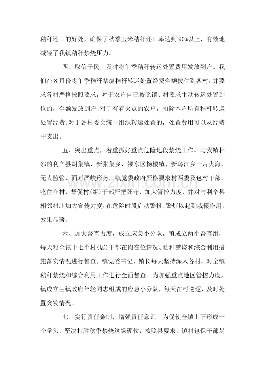 秋季秸秆禁烧工作总结.doc_第2页