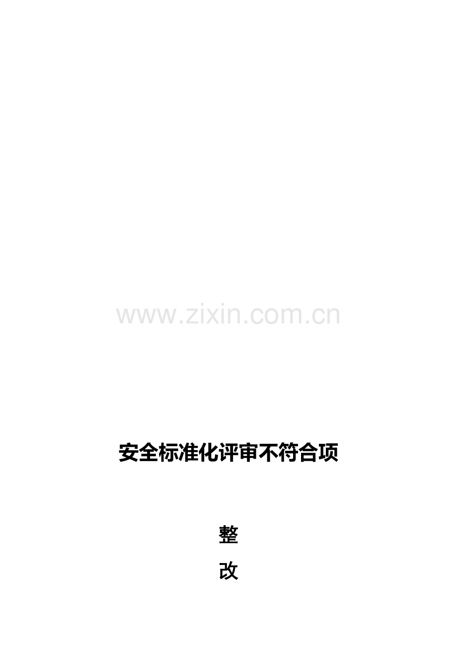 安全标准化整改报告..doc_第1页