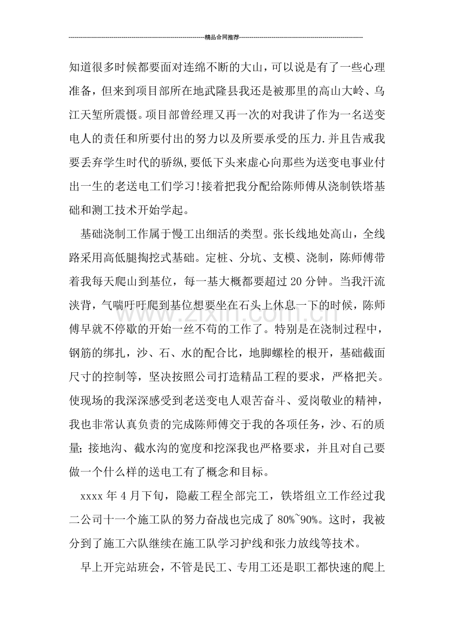 电力员工工作总结.doc_第2页