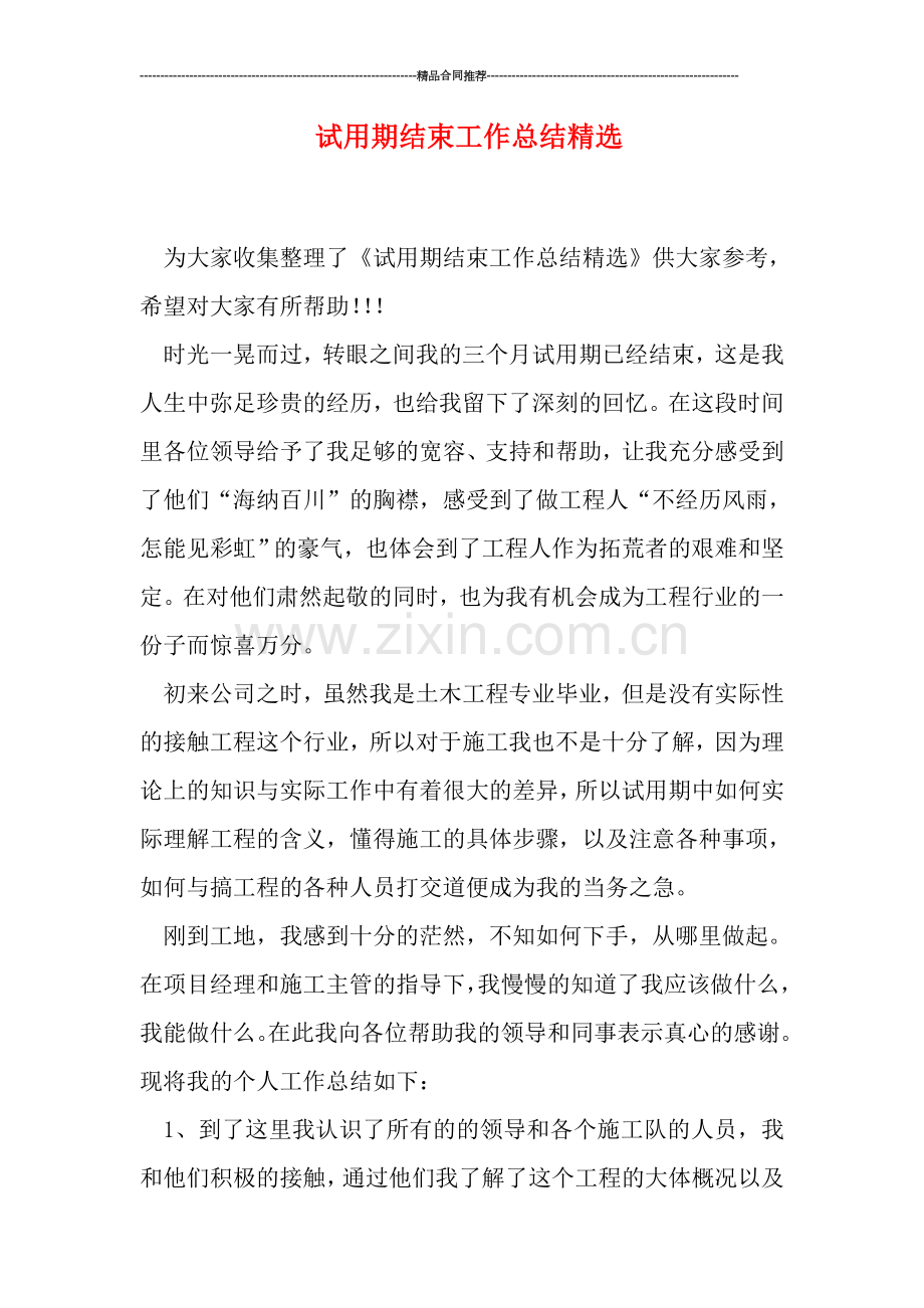 试用期结束工作总结.doc_第1页