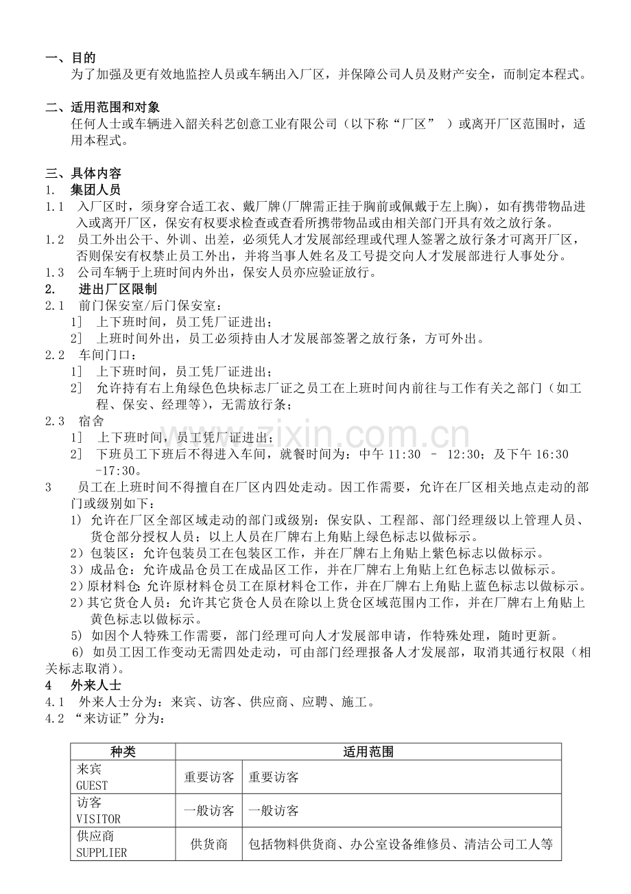 C-TPAT-HRD-006--人员车辆出入管理程序.doc_第1页