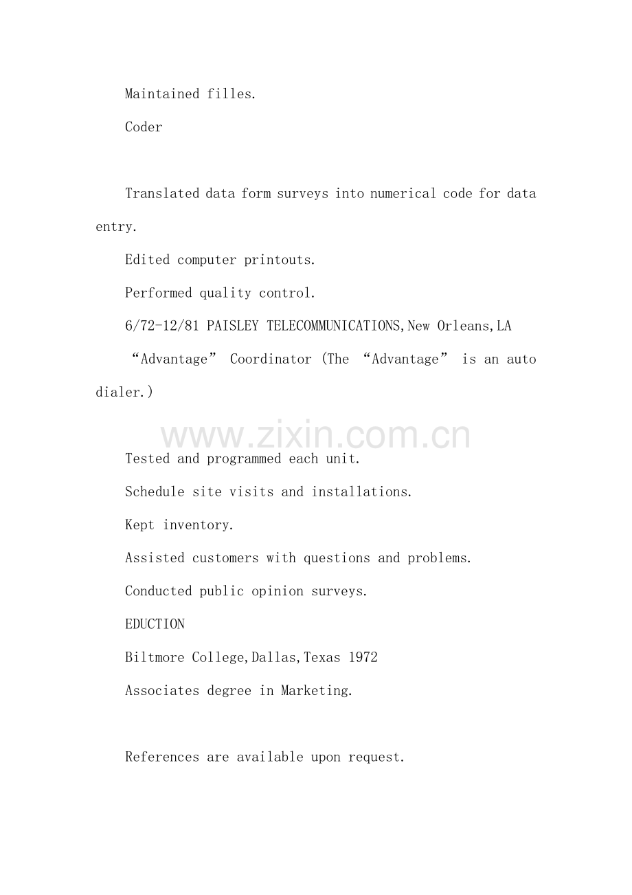 英文简历(行政助理)ADMINISTRATIVE-ASSIS-1.doc_第2页